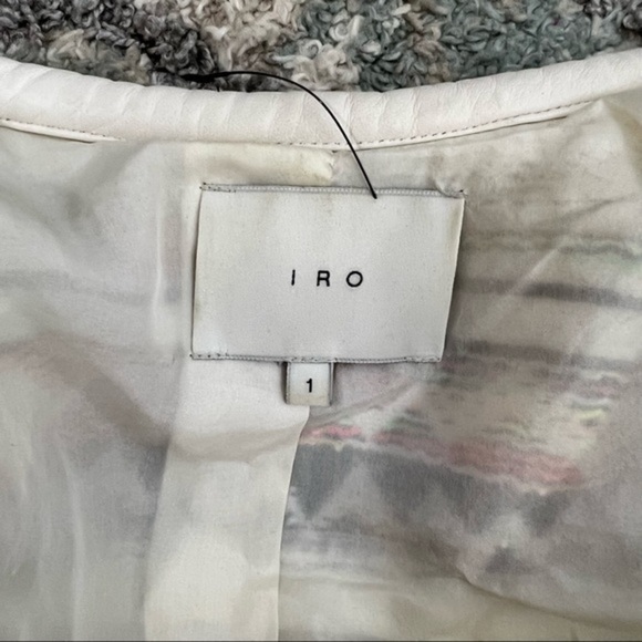 Iro Womens Elomi Zip-Front multicolor Jacket size small - Picture 15 of 16